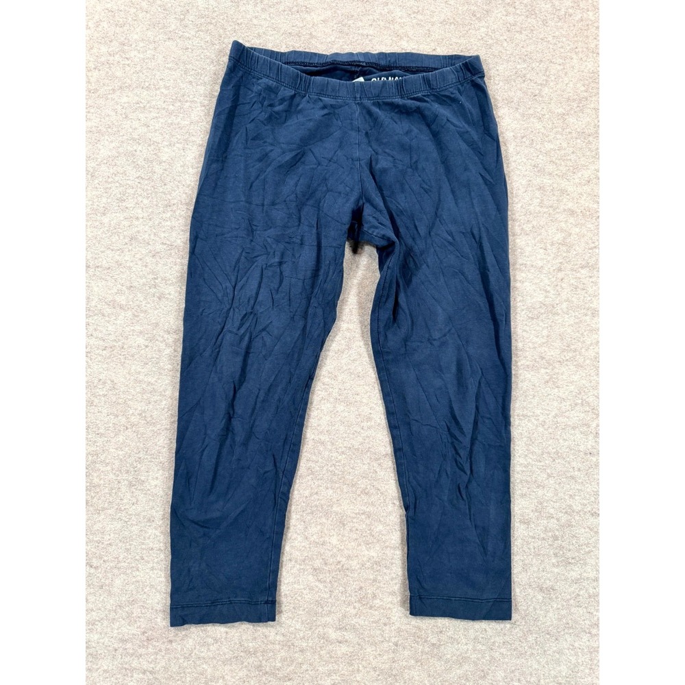 Old Navy Ankle Leggings Womens Small Navy Blue Cotton Stretch Elastic Waist